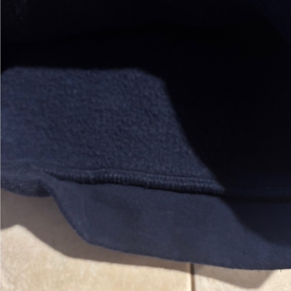 Nike Navy Blue Hoodie girl size small kangaroo pocket - Picture 6 of 7